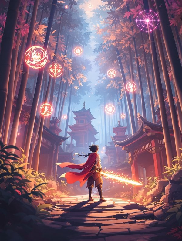剑与灵 奇幻 冒险 战斗 剑与灵 动漫新番海报 - 五杀影院